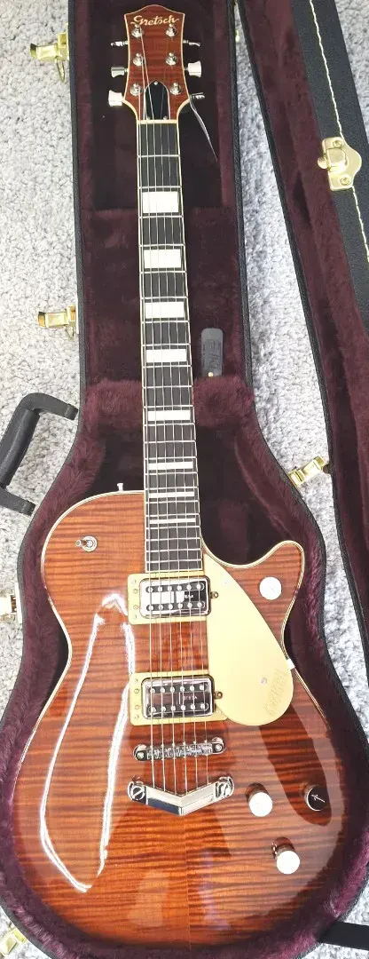 Gretsch G6228FM Player Jet BT Flame Maple, Ebony Fretboard, Bourbon Stain - MIJ