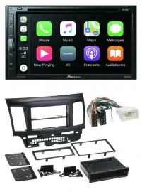 Автомагнитола для Mitsubishi Lancer/EVO (с 2008) Pioneer 2-DIN, DVD, DAB, Bluetooth, USB, MP3