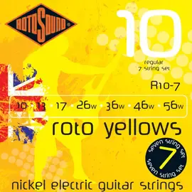 Струны для электрогитары Rotosound R10 Roto Yellows 10-46