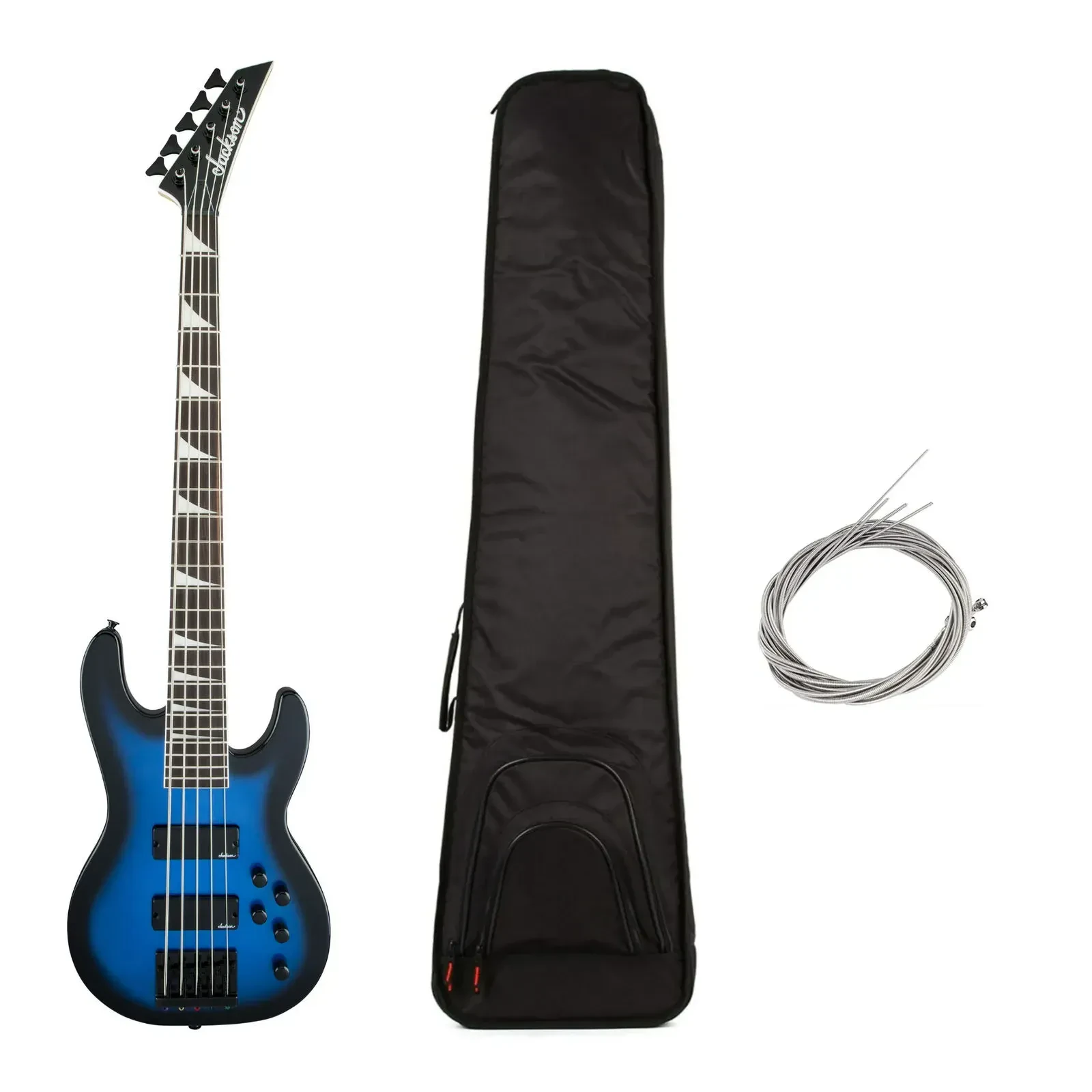 Jackson JS Series Concert 5 String Electric Guitar Blue with Bag and Strings