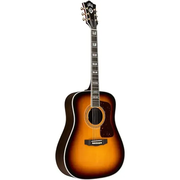 Электроакустическая гитара Guild D-55E Dreadnought Antique Burst