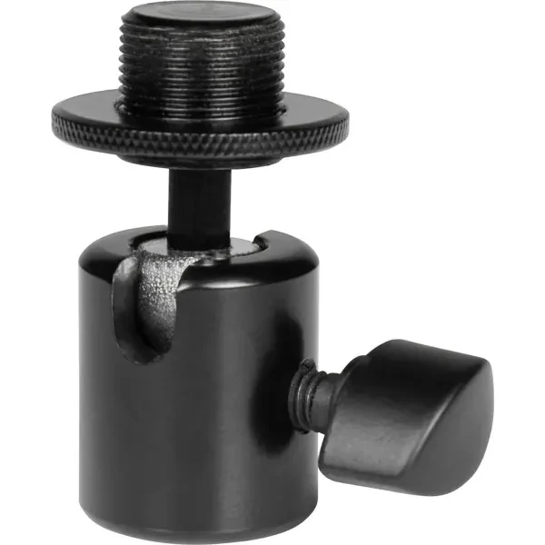 Gator Cases Ball-and-Socket Head Microphone Adapter with Fine Tune Angle Adjustm