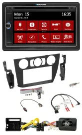 Blaupunkt 2DIN USB DAB Lenkrad Bluetooth TMC Navigation für BMW 3-er 2005-2013 m