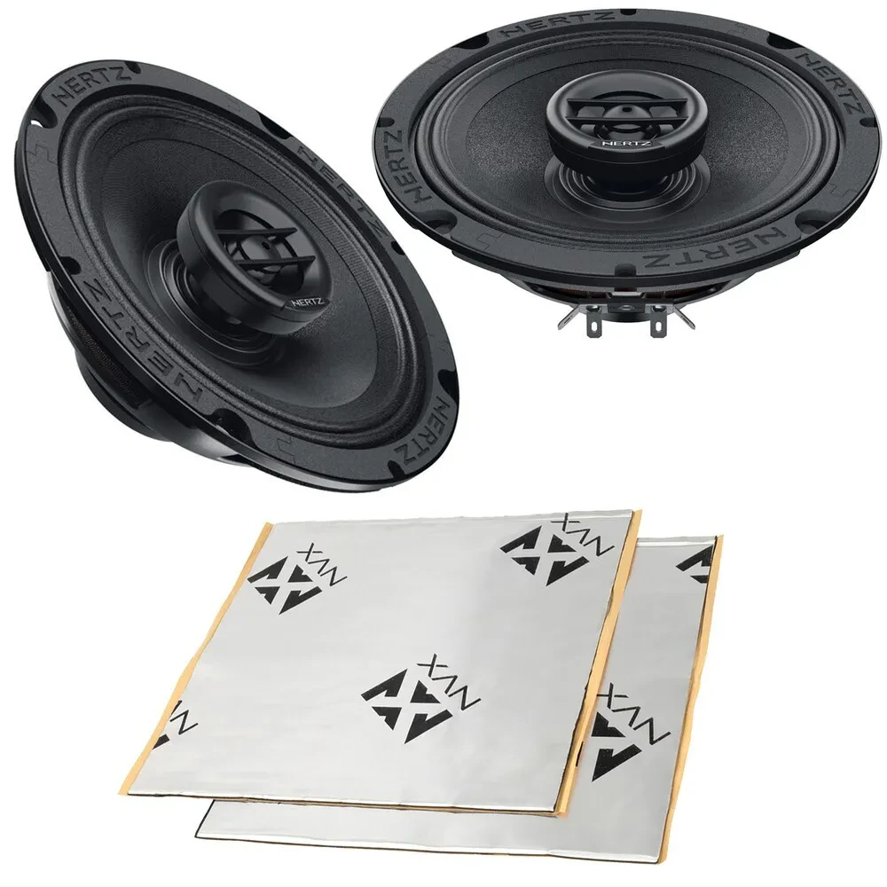 Автодинамики Hertz SX 165 NEO 6.5" 200W (набор, с шумоизоляцией)