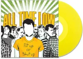 Виниловая пластинка All Time Low - Put Up or Shut Up - Yellow [New Vinyl LP] Explicit, Colored Vinyl