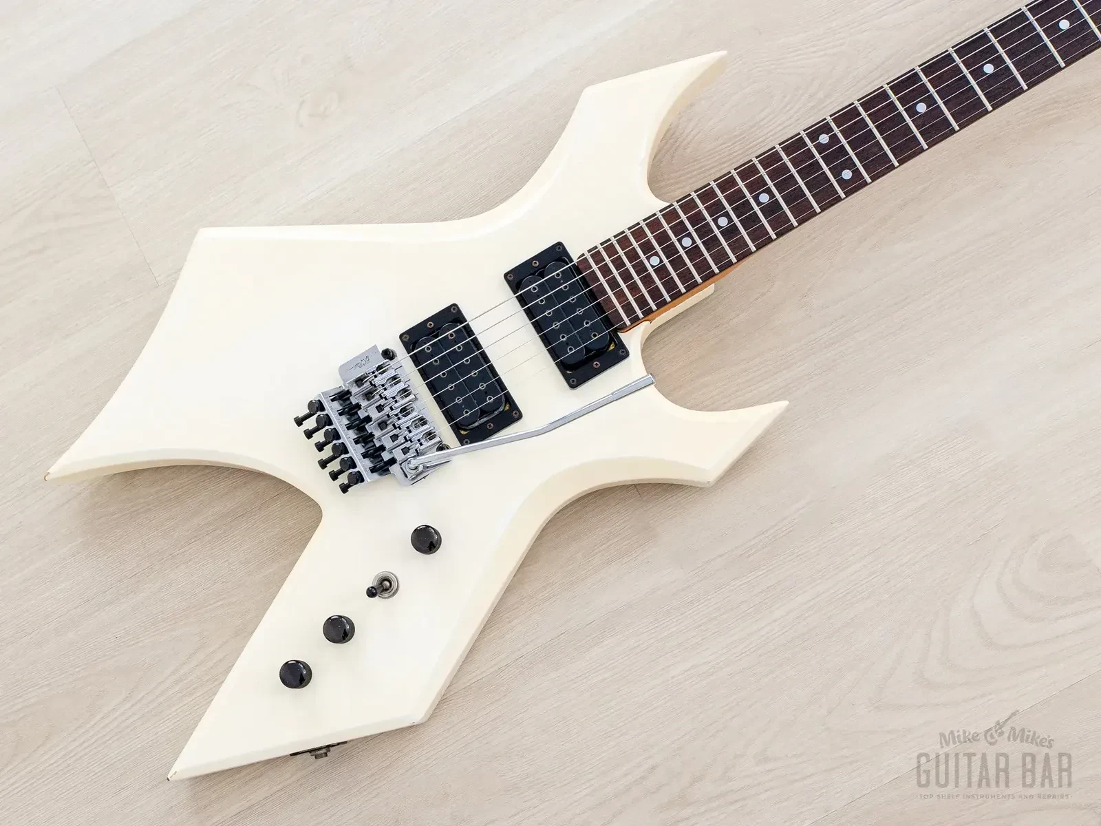 1988 BC Rich Warlock NJ Series WGR-2X w/ Floyd Rose & Reverse Headstock, Japan