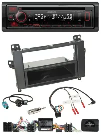 Kenwood Lenkrad CD USB Bluetooth DAB Autoradio für Mercedes Vito Viano W639 Audi