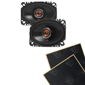 JBL GX6428 4x6" 2-Way 2.3-Ohm Coaxial Speakers with Sound Damping