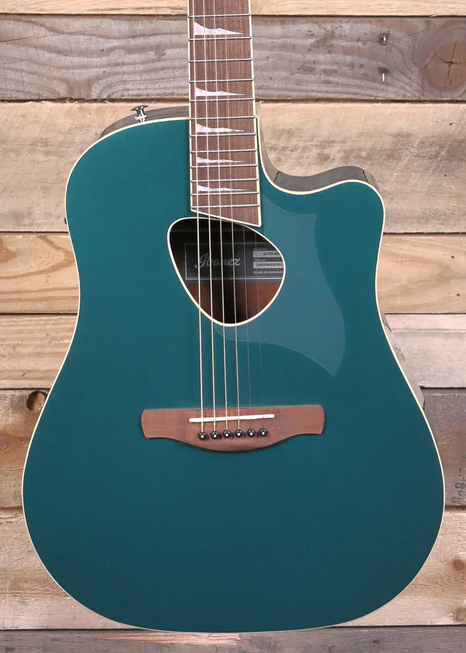 Ibanez ALT30 Acoustic/Electric Guitar Jungle Green  Metallic "Scratch and Dent"