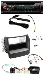 Pioneer USB DAB Lenkrad Bluetooth CD Autoradio für Hyundai Santa Fe ab 2012 schw