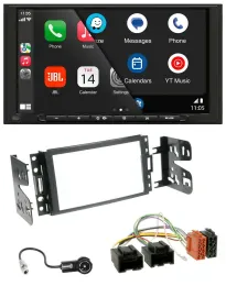 Автомагнитола для Chevrolet Corvette/Uplander (2005–2013) JBL 2DIN, MP3, DAB, Bluetooth, USB