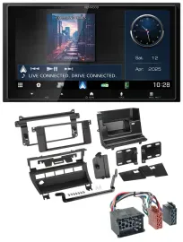 Kenwood Bluetooth 2DIN USB DAB MP3 Autoradio für BMW 3er 1999-2001 5 Schalteröff