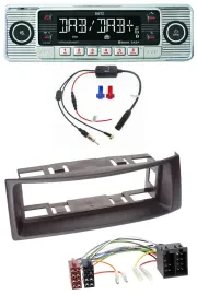 Dietz DAB USB MP3 Bluetooth Autoradio für Renault Megane Scenic bis 03 schwarz