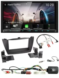 Kenwood Lenkrad 2DIN USB DAB Bluetooth Autoradio für Hyundai Tucson 2010-2015 sc