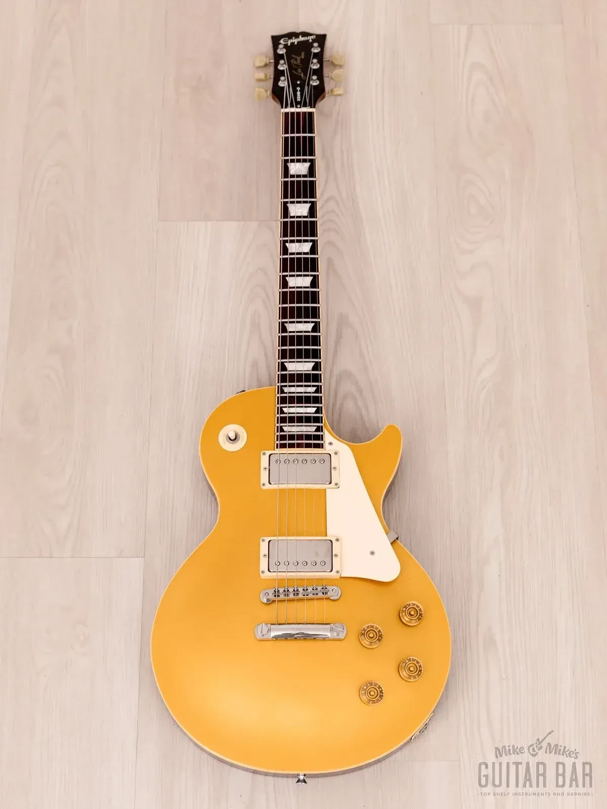 Электрогитара Epiphone Les Paul Standard HH Goldtop w/gigbag Japan 1998