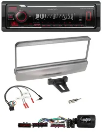 Kenwood Lenkrad Bluetooth USB DAB Autoradio für Ford Escort Focus silber
