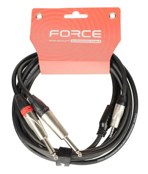 Коммутационный кабель Force FLC-15/3 Black 3 м