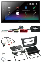Pioneer USB Bluetooth DAB 2DIN Lenkrad Autoradio für Mazda 3 09-13 Can-Bus