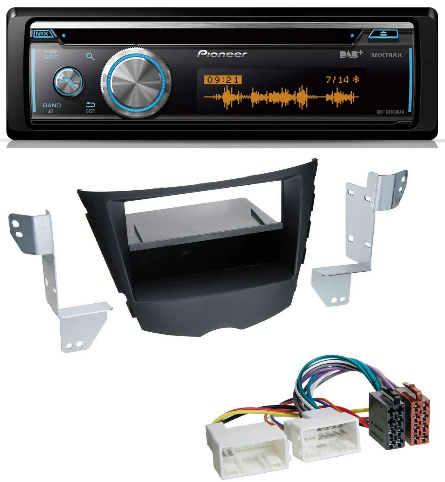 Автомагнитола для Hyundai Veloster Pioneer MP3 DAB USB CD Bluetooth (с 2011)