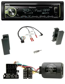 Автомагнитола для Seat Leon 2002–2006, Toledo 2002–200 Pioneer DAB USB MP3 CD, совместимая с кнопками на руле