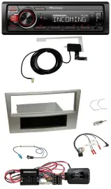 Pioneer USB Lenkrad DAB Bluetooth Autoradio für Opel Corsa D satin-stone 09-14