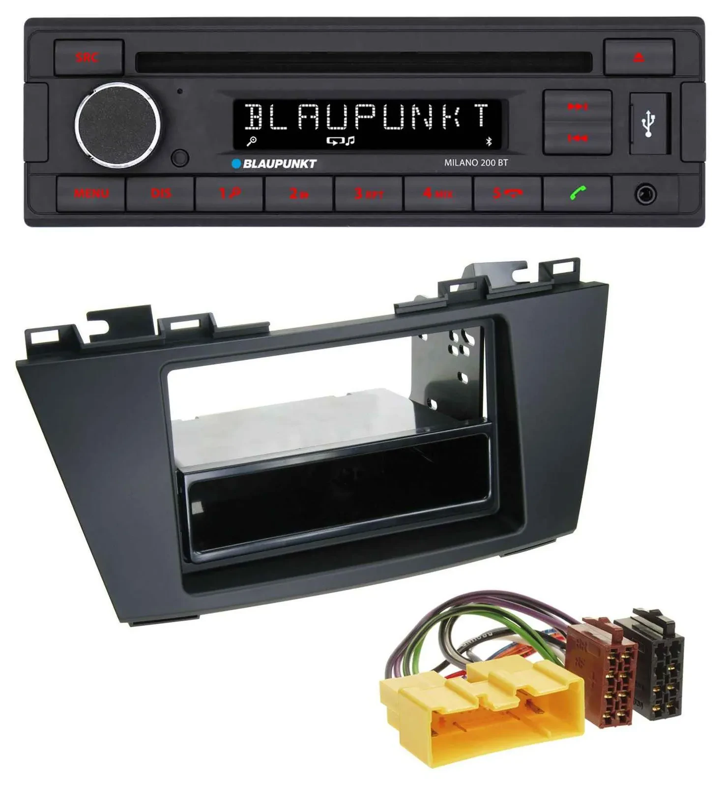 Автомагнитола для Mazda 5 Blaupunkt CD/MP3, USB, Bluetooth, AUX (с 2010)