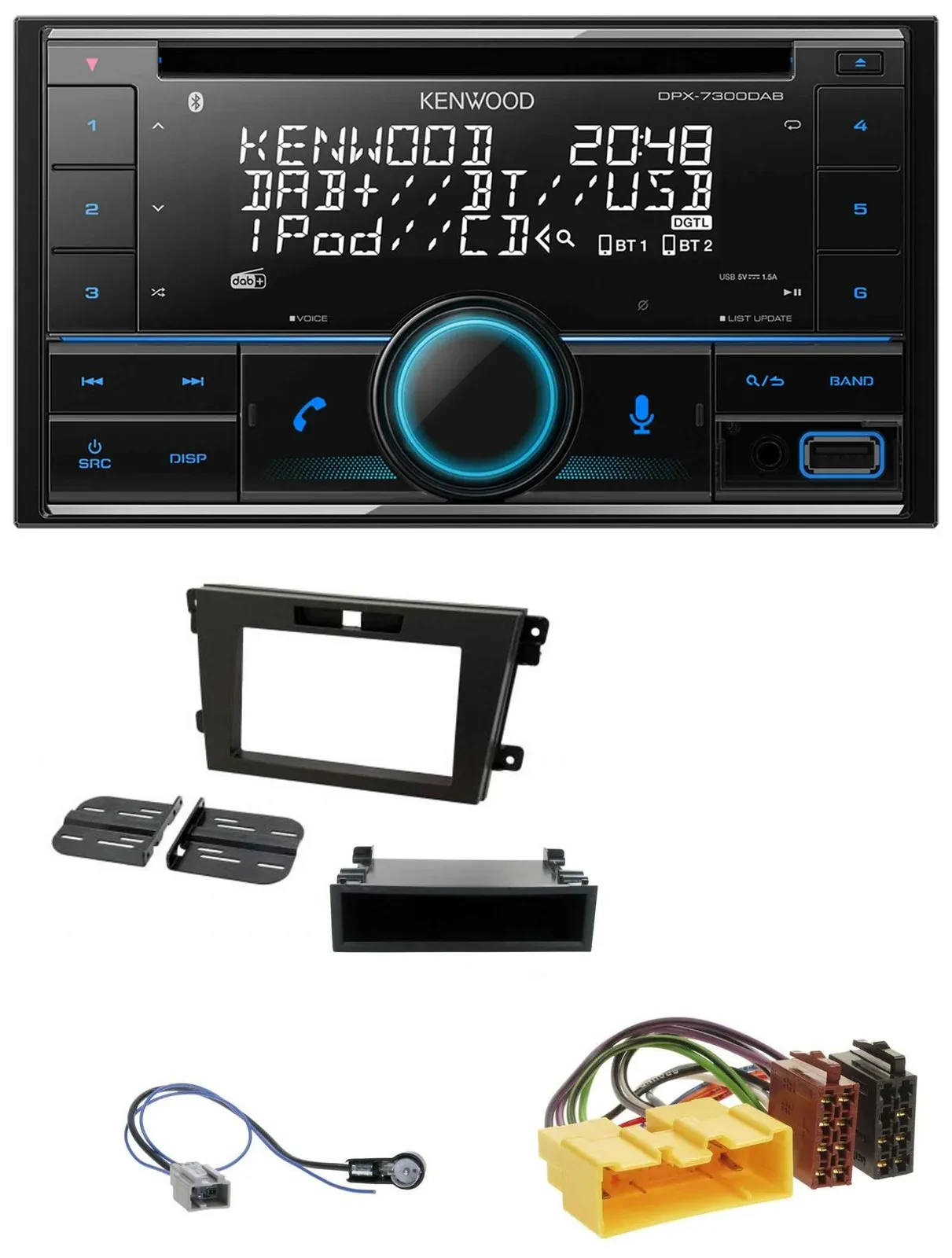 Автомагнитола для Mazda CX-7 (2008–2010) Kenwood 2 DIN CD DAB USB Bluetooth
