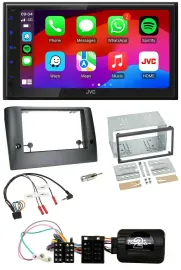 JVC Bluetooth USB Lenkrad 2DIN DAB Autoradio für Fiat Stilo 2005-2007