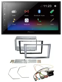 Pioneer USB Bluetooth DAB 2DIN MP3 Autoradio für Opel Antara Astra H Zafira B ch