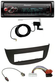 Автомагнитола Pioneer Bluetooth DAB USB MP3 для Renault Twingo (с 2015) черная