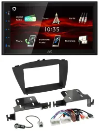JVC USB Bluetooth MP3 DAB 2DIN Autoradio für Hyundai ix35 ab 13 AUX USB
