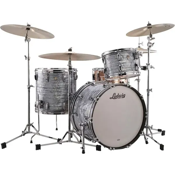 Ударная установка акустическая Ludwig Classic Maple 3-Piece Fab Shell Pack with 22 in. Bass Drum Sky Blue Pearl