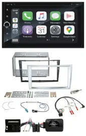 Blaupunkt 2DIN Bluetooth DAB USB DVD Lenkrad Autoradio für Opel Zafira Astra H C