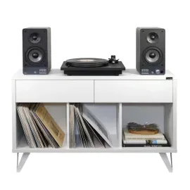 Стеллаж для виниловых пластинок Radiotehnika Rondo 302 White