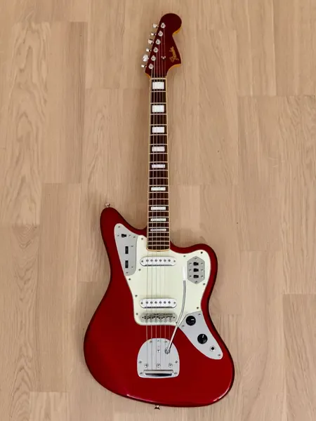 Электрогитара Fender Jaguar JG66B '66 Vintage Reissue Candy Apple Red w/gigbag Japan 2005