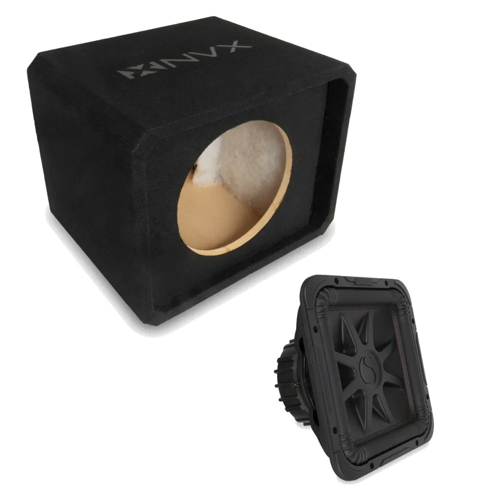 Сабвуфер пассивный NVX NE121P 12", фазоинверторный (slot port), 3/4" MDF, 1 динамик, с сабвуфером Solo-Baric