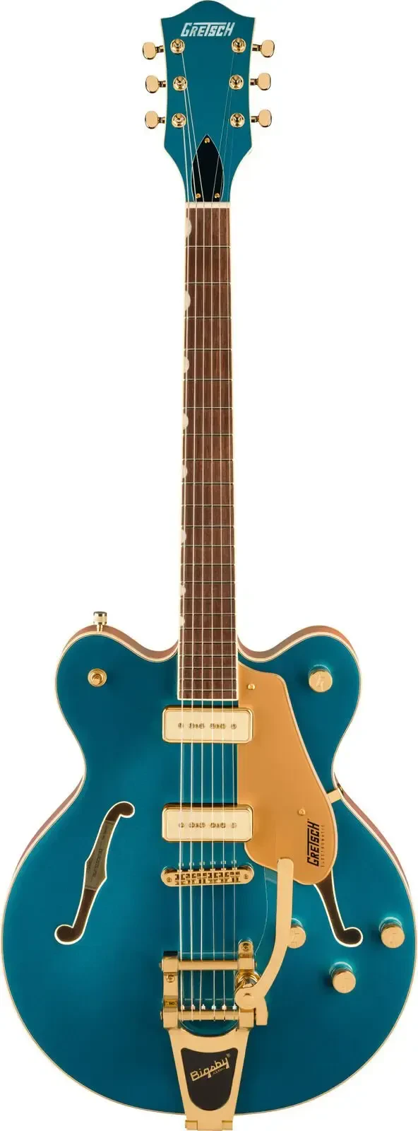 Полуакустическая электрогитара Gretsch Electromatic Pristine Limited Edition Semi-Hollow Petrol