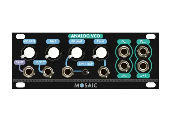 Модульный студийный синтезатор Mosaic Analog VCO Eurorack Module