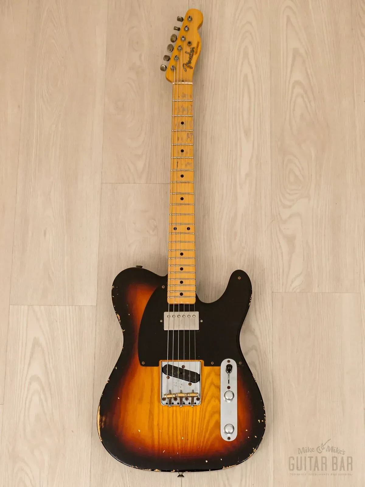 Электрогитара Fender Custom Shop 1952 Telecaster Relic Time Machine SH Sunburst w/case USA 2010