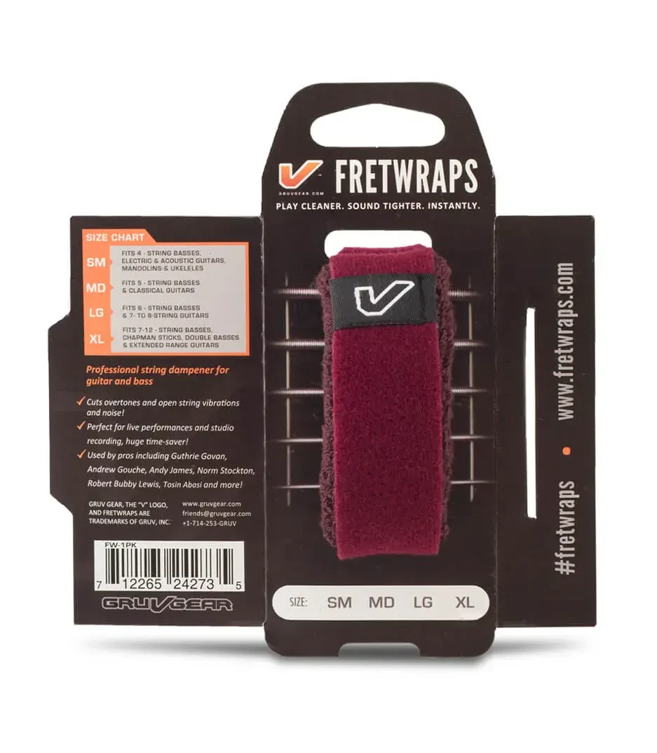 Глушитель струн Gruv Gear FretWraps String Muter Wood Walnut Medium