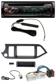 Pioneer USB DAB MP3 Bluetooth CD Autoradio für Kia Picanto ab 2011 Start-Stop