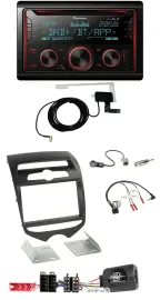 Автомагнитола для Hyundai ix20 Pioneer 2DIN, DAB, USB, CD, Bluetooth, поддержка кнопок на руле