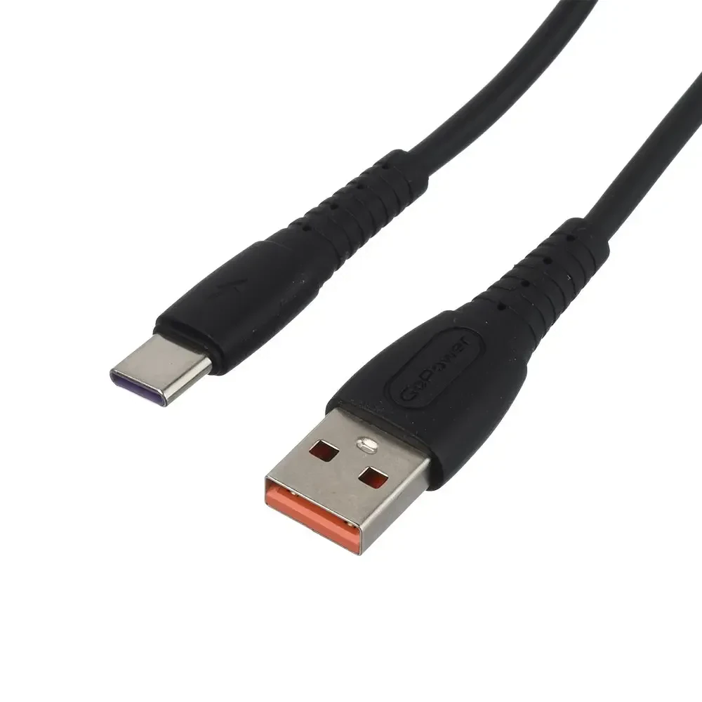 USB-кабель GoPower 00-00022800 GP07T Black 2.4A