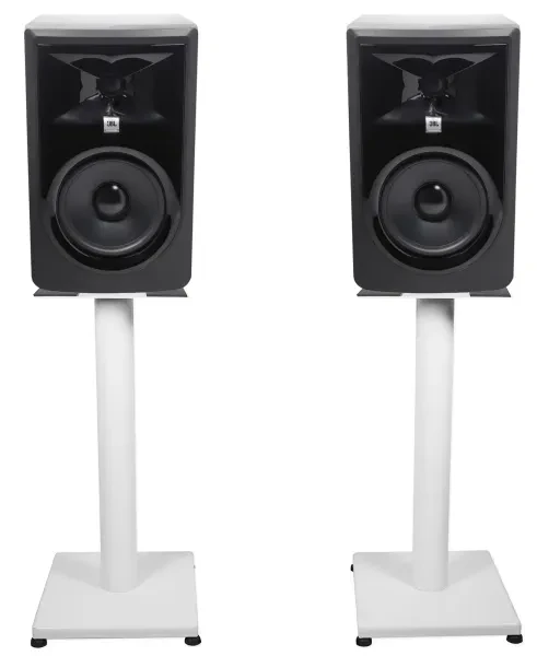 Активный студийный монитор JBL 306PMKII Black со стойкой (пара)