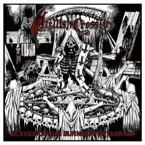 Виниловая пластинка Hellish Crossfire - Slaves of the Burning Pentagram [New Vinyl LP]