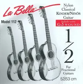 Струны для уменьшенной 1/2 классической гитары La Bella FG112 30-48