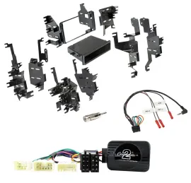Einbauset Lenkradadapter DIN Autoradio für Toyota Yaris 2007-2012