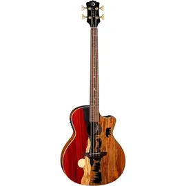 Бас-гитара акустическая Luna Guitars Vista Bear Tropical Wood Gloss Natural с кейсом