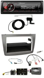 Автомагнитола для Alfa Mito Pioneer DAB Bluetooth USB 2014–2018 (955) серебристая