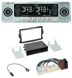 Dietz Bluetooth MP3 DAB USB Autoradio für Dacia Lodgy Sandero Opel Vivaro